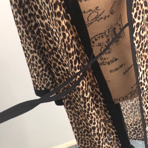 Torrid Swim Coverup Kimono Animal Print NWT - Picture 6 of 11